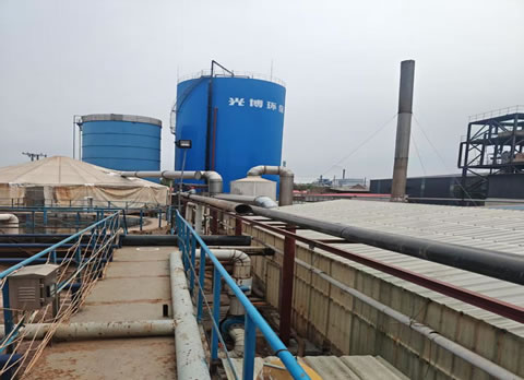 柏乡金昌纸业有限公司新建IC厌氧塔和好氧